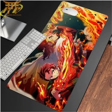 Charger l&#39;image dans la galerie, Tapis de souris Tanjiro &amp; Kyujoro - Demon Slayer

